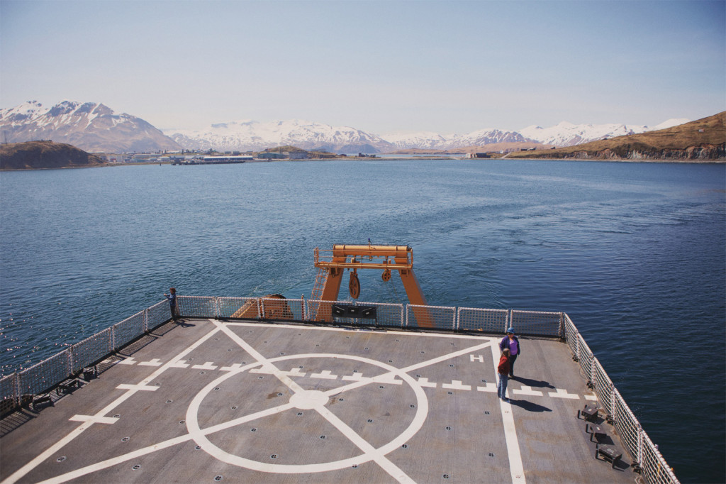 Heading seaward from Dutch Harbor