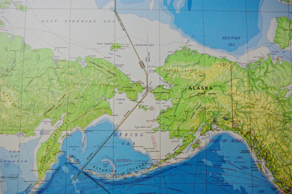 Our destination - the Chukchi Sea - North of the Bering Strait