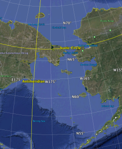An overview map of the region where the Arctic Spring Expedition will be unfolding over the next ~450 days.